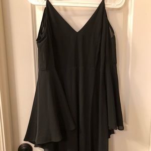 Black maxi dress